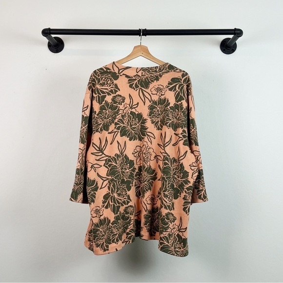 Soft Surroundings Women’s Plus Desert Rose Peach Dreams Cardigan - Picture 5 of 6